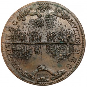 France, Henry of Valois, Medal of Settlement with Mercenaries 1588 - later print