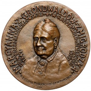 Medal 1920 - wybity dla uczczenia pamięci rodziców artysty - Marcjanny i Antoninego Żmigrodzkich