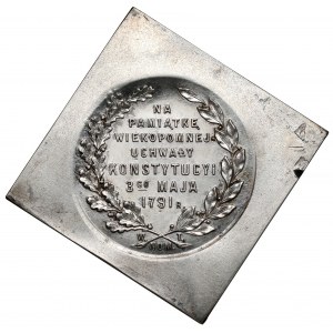 Medalik SREBRO 125 rocznica Uchwalenia Konstytucji 3 Maja 1916 - KLIPA