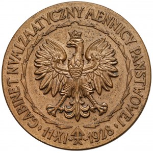 Medal, Otwarcie Gabinetu Mennicy Państwowej 1928