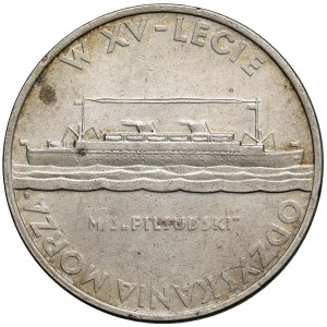 Medal XV-lecie odzyskania dostępu do morza - w srebrze
