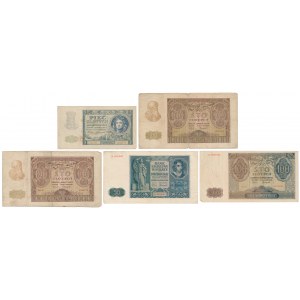 Okupacja 1940-1941 - zestaw (5szt)