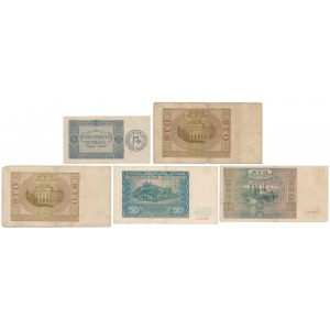 Okupacja 1940-1941 - zestaw (5szt)