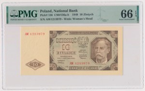10 zloty 1948 - AW