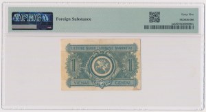 Lithuania, 1 Centas 1922 - September