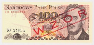 100 zloty 1979 - MODÈLE - EU 0000000 - No.2481