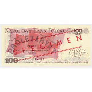 100 zł 1979 - WZÓR - EU 0000000 - No.2481