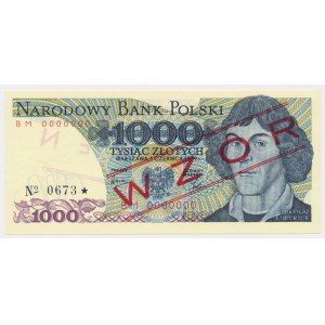 1.000 zł 1979 - WZÓR - BM 0000000 - No.0673