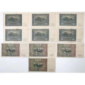 Zestaw banknotów okupacyjnych 1941 (10szt)