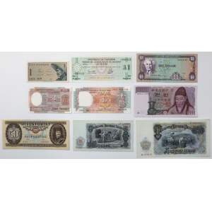 Świat - zestaw banknotów (9szt)