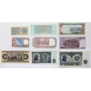 Świat - zestaw banknotów (9szt)