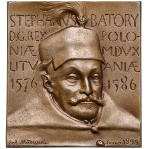 Plakieta Stefan Batory 1899 (Madeyski)