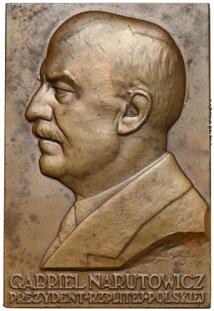 MW placard (90x60) Gabriel Narutowicz