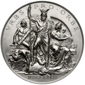 Austria, Franciszek Józef II, Medal 1883 - 200. rocznica Bitwy pod Wiedniem