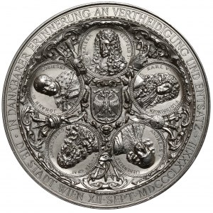 Austria, Franciszek Józef II, Medal 1883 - 200. rocznica Bitwy pod Wiedniem