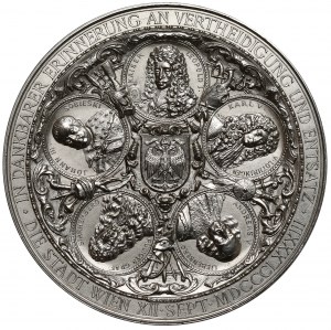 Autriche, François-Joseph II, Médaille 1883 - 200e anniversaire de la bataille de Vienne