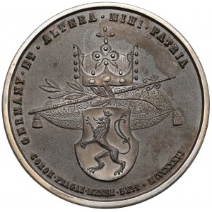 Czechy, GALWANOTYP medalu Maria Anna Augusta koronacja w Pradze 1836