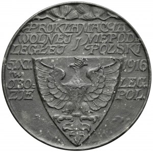 Medal, Ogłoszenie Niepodległości Polski 1916