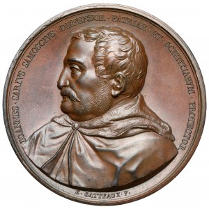 Medal Jan Zamojski Przeniesienie Akademi do Zamość 1822