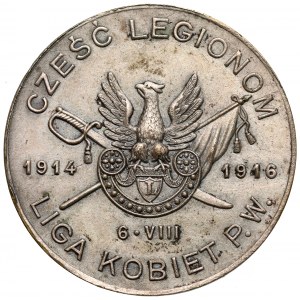Medal, Rządowi Narodowemu Straconemu... Liga Kobiet 1916