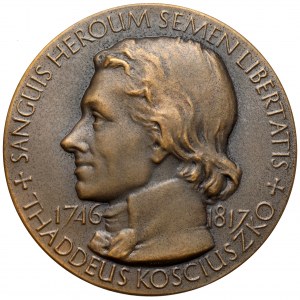 Medal Tadeusz Kościuszko 1917 - Restrike 1967