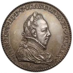 Francja, Henryk III Walezy, Medal - Imago Talis... - odbitka XIX/XX w.