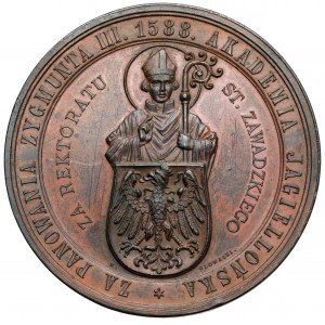Medal 300-lecie Gimnazjum św. Anny w Krakowie 1888