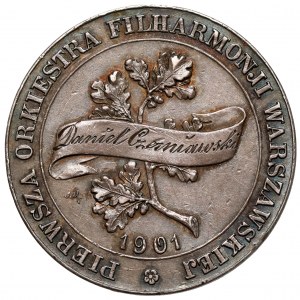 Medal SREBRO Budowa Filharmonii w Warszawie 1901