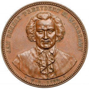 Medal 100-lecie Sejmu Czteroletniego, Jan Dekert 1891