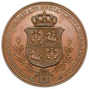 Medal 100-lecie Sejmu Czteroletniego, Jan Dekert 1891