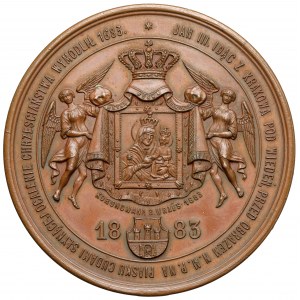 Medal Jan III Sobieski 200. rocznica Bitwy pod Wiedniem 1883 (Głowacki)
