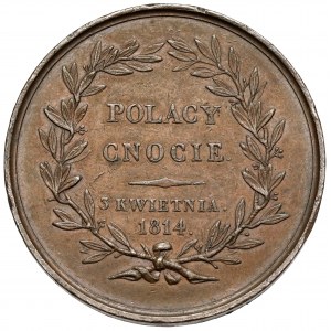 Medal, W. hr. Korwin Krasiński / POLACY CNOCIE 1814