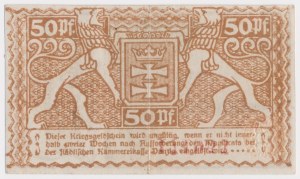 Gdansk, 50 fenig 1918