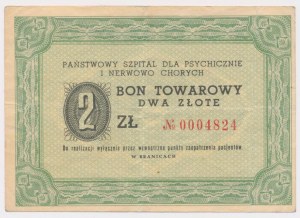 Branice, Hospital for the Mentally and Nervously Ill, 2 zloty