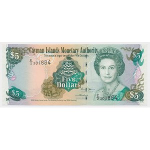 Kajmany, 5 Dollars 2005