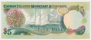 Îles Caïmans, 5 dollars 2005