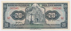 Ecuador, 20 Sucres 1963