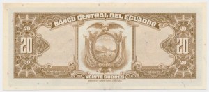 Ecuador, 20 Sucres 1963