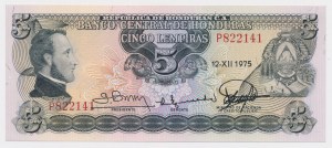 Honduras, 5 Lempiras 1975