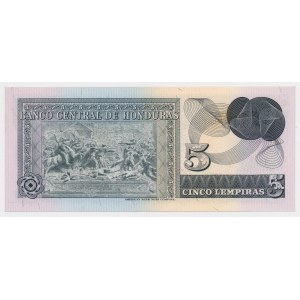 Honduras, 5 Lempiras 1975