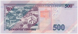 Honduras, 500 Lempiras 2010