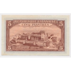 Liban, 5 Piastres 1950