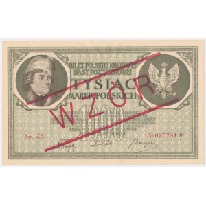 1.000 mkp 1919 Maj - WZÓR - Ser.ZE