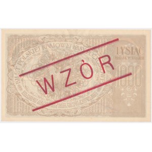 1.000 mkp 1919 Maj - WZÓR - Ser.ZE