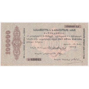 Rosja, Południowy Kaukaz, 100.000 Rubli 1922