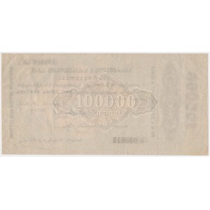 Rosja, Południowy Kaukaz, 100.000 Rubli 1922