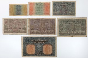 Set 1/2 - 100 mkp 1916 general/General (7pcs)