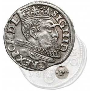 Zygmunt III Waza, Trojak Poznań 1598 - P z prawej - B.RZADKI