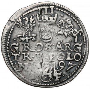 Zygmunt III Waza, Trojak Olkusz 1597 - błąd SIG II