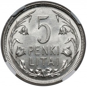 Lithuania, 5 litai 1925